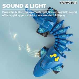 B/O Lập Trình Điện Xe Nhựa Cá Mập Đồ Chơi Trẻ Em Với Âm Thanh Ánh Sáng - Product Image 5