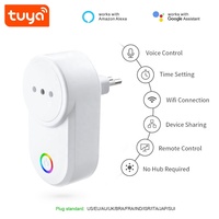 Prise intelligente WiFi Tuya 2026 avec mesure de consommation d'énergie 16A, prise intelligente universelle, application Smart Life, contrôle à distance PST-LSPA8