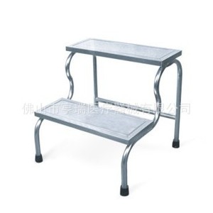Henry Stainless Steel Footstool Square HR-771 Durable Hospital Furniture - Product Image 5