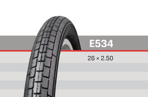 ยางจักรยานเสือภูเขาขนาด 26 นิ้ว แบบพับได้ ขนาด 26x2.50 - Product Image 2