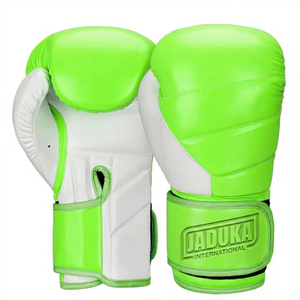 Guantes de boxeo unisex con logotipo en relieve en la correa, 100% cuero vacuno, resistentes a desgarros, de 8oz-16oz. - Product Image 2