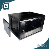 Gcabling Armoire de serveur profonde 800 1000 4U à montage mural, Armoire réseau argentée 18U, 15U, 12U, 800mm, 600x600 pour câbles Wi-Fi et d'alimentation