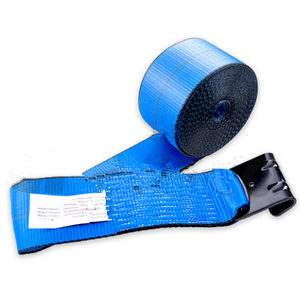 5400 Lbs 4 Inch 30 ft US Standard Cargo Lashing Control Flatbed Winch Strap 100% Poliéster + Metal Castle - Product Image 1