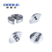 Mandrin hydraulique à mâchoires souples en acier Drake Chuck Claws, 6-12 pouces, pour tour à grande vitesse avec une précision de 0,005 mm et 7000 tr/min