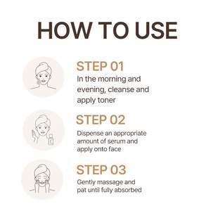 เซรั่มต่อต้านริ้วรอยบนหิมะสีขาว GINGER6ให้ความชุ่มชื้นดูแลผิวต่อต้านริ้วรอยด้วยเปปไทด์ไนอะซินาไมด์กรดไฮยาลูโรนิก - Product Image 6