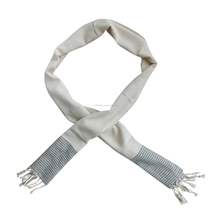 Light Weight 100% Cotton Natural Linen Scarf <b>Shawl</b> From Turkey Made in Turkish Factory - Product Image 4