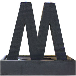 Lettre fontaine d'eau lettre cascade intérieure granit geyser <span class=keywords><strong>casade</strong></span> Alphabet LED éclairage lettres plaza hôtel villa porte - Product Image 2