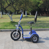 Scooter eléctrico de movilidad de 3 ruedas portátil de la mejor calidad, E-Trike, batería de plomo-ácido de 48V, viaje para discapacitados, modelo de 150kg, 2017