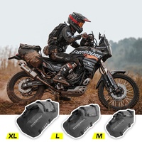 Sacoche de selle imperméable pour moto Rhinowalk 48L, bagage pour siège arrière de moto, pour les voyages longue distance hors route/sur route ADV