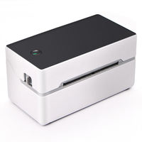 Thermal Shipping Label Printer 80Mm 3 Inci Hitam dan Putih Barcode Printer Thermal USB dan BT