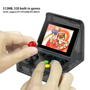 Retro Arcade Mini Console 32-Bit-520-Spiele Spielen Sie CP1 CP2 Street Fighter Machine Klassisches Videospiel spielzeug Bestes Geschenk für Kinder