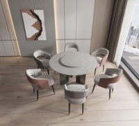 Carrelage de sol moderne en céramique de luxe en pierre frittée résistant à l'acide finition mate antidérapante 1370x1370mm 12mm d'épaisseur chambre salon