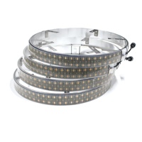 Bande lumineuse pour roue, design simple face, 10 rangées, intensité extrême, 2440 LED, pré-assemblée, blanc pur, version mise à jour