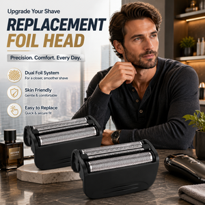 Electric Shaver Replacement Cartridge Shaver Head with Foil and <b>Cutter</b> Stainless Steel Razor Accessories OEM Factory Supply - Product Image 1