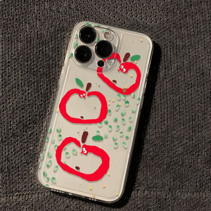<span class=keywords><strong>Funda</strong></span> Protectora para Teléfono Móvil con Diseño de Serpiente y Estampado de Manzana, Resistente a Impactos, de TPU, para <span class=keywords><strong>iPhone</strong></span> X, <span class=keywords><strong>Xr</strong></span>, Xs, 11, 12, 13, 14, 15, 16, 17 Pro Max Air - Product Image 2
