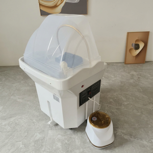 Lavabo Portátil de Lujo Japonés KISEN para Spa Capilar, Moderno, Altura Ajustable, Cuero PU, para Peluquería, Gimnasio, Hotel - Product Image 1