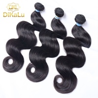 Extensions de cheveux vierges brésiliennes de marque DKL bon marché, 100 g, non traitées, mèches de cheveux brésiliens, 10''-50'', double trame à la machine