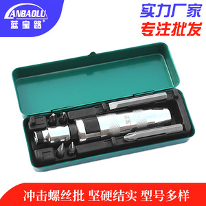 Lanbaolu Impact <b>Screwdriver</b> <b>Set</b> 13 Pcs Interchangeable <b>Bits</b> Magnetic Chrome-Mo Steel Polished Finish - Product Image 4
