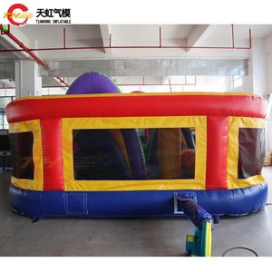 Casa de rebote <span class=keywords><strong>inflable</strong></span> cerrada para interiores de 5x5m para niños, gorila de juegos con soplador, modelo de parque de atracciones para envío marítimo - Product Image 5