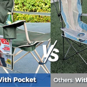 เก้าอี้ชายหาดพับได้คุณภาพสูง พกพาสะดวก น้ำหนักเบา เหมาะสำหรับสวน ระเบียง ชายหาด พร้อมกระเป๋าหิ้ว - Product Image 3