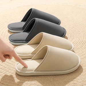Pantuflas de Lona Veca con Forro de Algodón, Entresuela de PVC y Suela Exterior de EVA, Resistentes a las Manchas y al Sudor, para Todas las Estaciones - Product Image 5