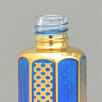 Flacon de parfum en verre de style arabe, flacon de parfum décoratif en or de luxe, emballage personnalisé avec logo, vente en gros