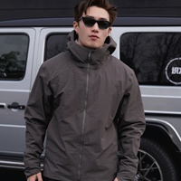 Veste Softshell Homme Premium Urban Tech en Coton Spandex, Coupe-vent à Capuche Sans Coutures, Style Business Décontracté, Logo Personnalisé OEM