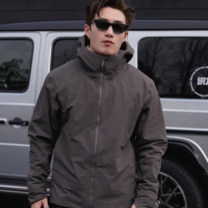 Veste Softshell Homme Premium Urban Tech en Coton Spandex, Coupe-vent à Capuche Sans Coutures, Style Business Décontracté, Logo Personnalisé OEM - Product Image 4