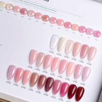 Base de vernis gel UV nude vegan 15 ml sans résidu, application en une étape, tenue 4 semaines, pour usage professionnel en salon, fournitures pour ongles