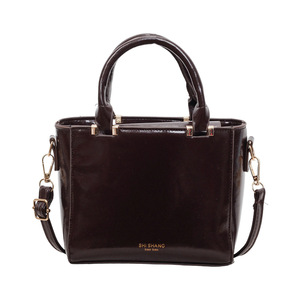 Tas Selempang Persegi Bertekstur Wanita Tas Bahu Kulit Sintetis Baru Sederhana Korea Tas Tangan Wanita Desain Mewah Modis - Product Image 5