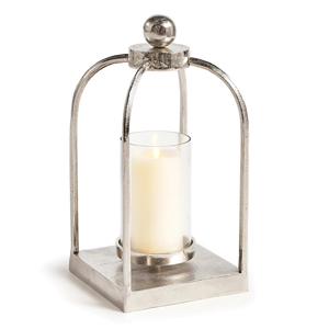 2024 Ensemble tendance de 2 lanternes à bougie en aluminium en métal pour les décorations de centre de table de mariage et de maison - Product Image 2