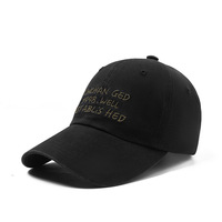 Gorra de béisbol de mezclilla para mujer con estampado de letras, sombrero de sol de ala ancha, gorra transpirable de visera delgada para actividades casuales al aire libre OEM