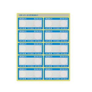 Tem nhãn nhiệt đổi màu báo nhiệt quá mức cho bảng điện, nhà máy điện & sản xuất ô tô - Product Image 6