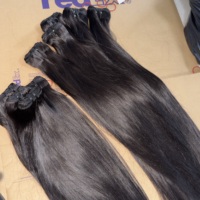 Extensions de cheveux humains indiens vierges bruts, ondulation naturelle et ondulation profonde lâche, cuticules alignées