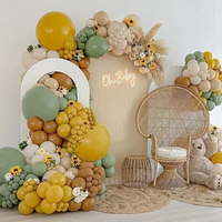 Kit d'arche de guirlande de ballons noir, blanc et argent, ballons en latex argentés avec confettis pour les anniversaires d'hommes, les anniversaires de mariage, le Nouvel An, les fournitures de fête
