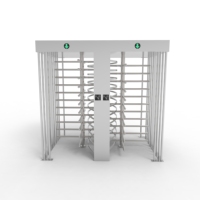 Torniquete de Altura Completa RFID de Acero Inoxidable para Control de Acceso en Exteriores con Protección IP54 y Operación Bidireccional para Estadios