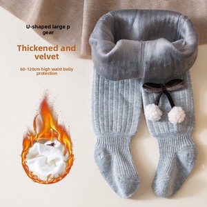 Leggings d'hiver pour bébé, nouveaux collants en velours tricoté épais, chauds, absorbants la transpiration, salopettes pour filles, vêtements d'extérieur, rétention de chaleur - Product Image 6