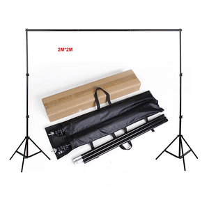 Soporte de fondo para estudio fotográfico, aleación de aluminio, 2x2m, 3 seciones, con bolsa de transporte - Product Image 1