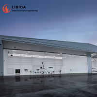 Prix d'usine – Service de soudage pour structure d'hangar d'aviation en acier à grand espace, conforme aux normes ASTM, pour l'entretien aéronautique léger industriel