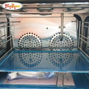 CE شهادة 4 الصواني الفولاذ المقاوم للصدأ التجاري الكهربائية منظور الحراري فرن المخبز - Product Image 3