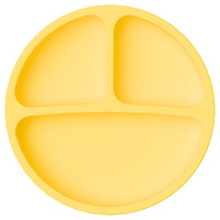 Ensemble de vaisselle pour enfants personnalisé en gros, sans BPA, de qualité alimentaire, avec assiettes en silicone à ventouse pour bébé