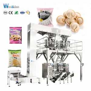 WPV250T Automatic Filling Weighing Frozen Food Ravioli Packing Machine Dumpling Twin Packaging Machine