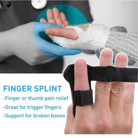 Attelle de doigt de haute qualité à bas prix pour le soulagement des tendons et de la douleur, attelle de doigt pour le pouce, le majeur et le ring