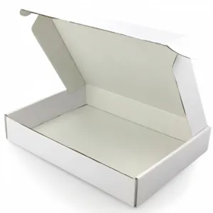 उच्च गुणवत्ता वाले सफेद शिपिंग बॉक्स अनुकूलन छोटे व्यवसाय के लिए छोटे कार्डबोर्ड शिपिंग बॉक्स