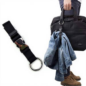 Cintre à boucle réglable et solide pour <span class=keywords><strong>valise</strong></span>, accessoires de voyage portables de style vintage, pince à bagages pour sac à main, sangle de bagage - Product Image 1