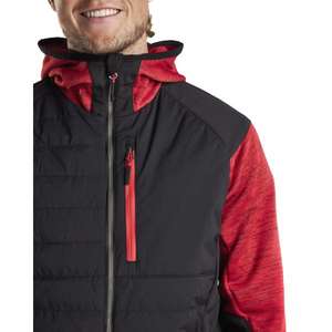 BLAKLADER-Veste hybride 593021175699M Rouge/Noir-EAN 7330509722671 VESTES DE TRAVAIL D'HIVER VESTES SOFTSHELL ET REMBOURRÉES - Product Image 4