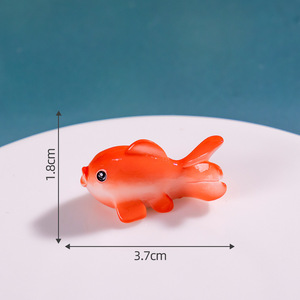 Decoraciones Creativas para Acuarios en Miniatura: <span class=keywords><strong>Peces</strong></span> Dorados y Carpas Artificiales, Accesorios para Acuarios DIY, Adornos que Brillan en la Oscuridad - Product Image 4