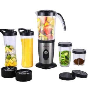 Qikang 400W electric 5 in 1 grind mix blend chop multi function blender with pure copper motor