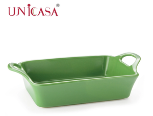 Juego moderno y antiadherente hecho en fábrica <span class=keywords><strong>UNICASA</strong></span> de cazuela rectangular de cerámica y moldes para hornear con muestra gratis - Product Image 2