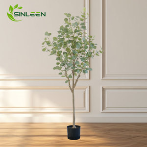 Decor Plant Wholesale Silk Eucalyptus Leaves Plantas Artificiales Bonsai <strong>Tree</strong> Fake <strong>Artificial</strong> Plant <strong>Artificial</strong> Eucalyptus <strong>Tree</strong> - Product Image 2